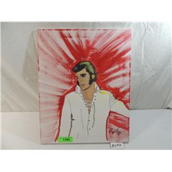 ORIGINAL SIGNED PAINTING OF ELVIS