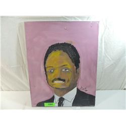 ORIGINAL SIGNED PAINTING OF JESSE JACKSON