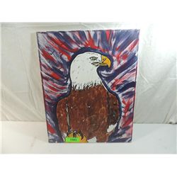 ORIGINAL SIGNED PAINTING OF AN EAGLE