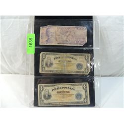 LOT 3 FOREIGN PAPER MONEY