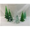 Image 2 : LOT 6 GLASS TREE FIGURES