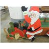 Image 1 : LOT 2 LARGE WOODEN OUTDOOR SANTA DISPLAYS