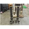 Image 1 : ANTIQUE IRON ANDIRONS