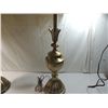 Image 2 : PAIR LARGE BRASS TABLE LAMPS