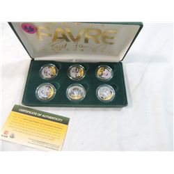 BRETT FAVRE CAREER SET QUARTERS