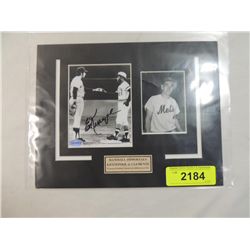 BASEBALL IMMORTALS KRANEPOOL & CLEMETE AUTO MATTED