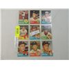 Image 1 : LOT 9 1963 TOPPS BASEBALL PLAYER CARDS