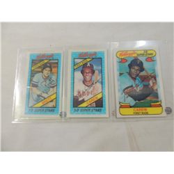 LOT KELLOGGS 3D BASEBALL CARDS CAREW, BRETT