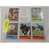 Image 1 : LOT 5 1962 RARE FLEER FOOTBALL CARDS