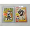 Image 1 : LOT 2 1985 & 86 WALTER PAYTON FOOTBALL CARDS