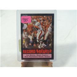 1985 TOPPS DAN MARINO RECORD BREAKER #4