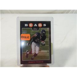 2008 TOPPS MATT FORTE #11/12 ROOKIE CARD