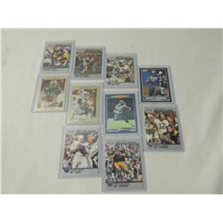 LOT 10 ASSORTED FOOTBALL CARDS