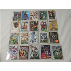 LOT 20 ASSORTED FOOTBALL PLAYER CARDS