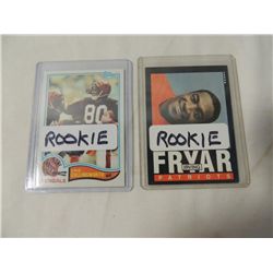 1985 IRVING FRYAR & 1982 CRIS COLLINSWORTH ROOKIES
