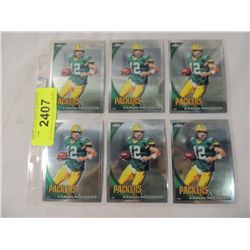 LOT 6 2010 TOPPS AARON RODGERS #C124 FOOTBALL CARD