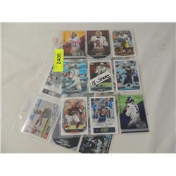 LOT 18 MIXED FOOTBALL PLAYER CARDS ALL STARS