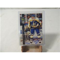 1992 CLASSIC SANDY MOGER AUTOGRAPHED CARD