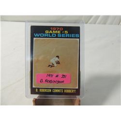 1970 B. ROBINSON  WORLD SERIES #331