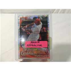 2010 TOPPS JON JAY ROOKIE REFRACTOR CARD