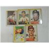 Image 1 : LOT 5 ASSORTED VINTAGE BASEBALL CARDS