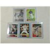 Image 1 : LOT 5 ASSORTED BASEBALL PLAYER CARDS