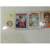 Image 1 : LOT 5 ASSORTED VINTAGE BASEBALL CARDS