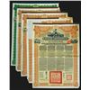 Image 1 : Chinese Government 5% Reorganization Gold Loan of 1913 20 Pound Bonds (5).