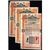 Image 1 : Chinese Imperial Railway 1908 5% 100 Pound Tientsin-Pukow Gold Loan Bonds (3).