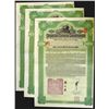 Image 1 : Imperial Chinese Government 5% Hukuang Railways 20 Pound Bond Trio.
