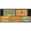 Image 1 : Bank of Communications, 1914 "Harbin" Branch Issue Banknote Pair and 1927 "First Issue" Trio.