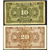 Image 2 : Exchange Bank of China, 1928 ìCentsî Issue Pair.