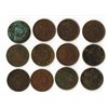 Image 2 : 10 Cash Provincial Issues Copper Coin Assortment.