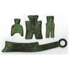 Image 2 : Chinese knife and shoe.