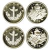 Image 1 : Group of ìAuspicious Matterî 5 Yuan Silver Piedfort. 1997.