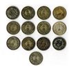Image 23 : Japanese Emperor Mutsuhito 10 Sen Assortment. 1907-1912.