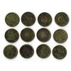Image 2 : Japanese Emperor Mutsuhito 10 Sen Assortment. 1907-1912.
