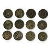 Image 3 : Japanese Emperor Mutsuhito 10 Sen Assortment. 1907-1912.
