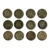 Image 2 : Assortment of Japanese Emperor Mutsuhito 20 Sen Dated in the 1890s.
