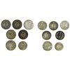 Image 1 : Grouping of Fine or Better  Japanese 50 Sen. 1871 to 1910.