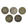 Image 2 : Japanese Emperor Mutsuhito 50 Sen Selection. 1871 to 1905.