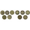 Image 1 : Selection of Extremely Fine Japanese Emperor Mutsuhito 50 Sen. 1898 to 1905.