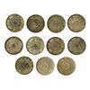 Image 2 : Grouping of Extremely Fine Japanese 50 Sen. 1907 to 1917.