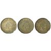 Image 1 : Japan, M36 (1903) and M38 (1905) (2), 1 Yen Coiled Dragon Dollar Trio.