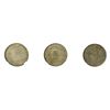Image 2 : Japan, M36 (1903) and M38 (1905) (2), 1 Yen Coiled Dragon Dollar Trio.