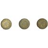 Image 3 : Japan, M36 (1903) and M38 (1905) (2), 1 Yen Coiled Dragon Dollar Trio.