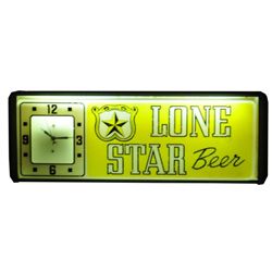 Lone Star Beer Advertising Clock