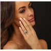 Image 3 : 14KT White Gold 1.71ct Tanzanite and Diamond Ring