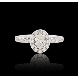 18KT White Gold 1.04ctw Diamond Ring