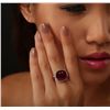 Image 3 : 14KT White Gold 12.94ct Ruby and Diamond Ring